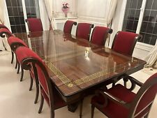 Table Salle à Manger Monumentale ROMEO Claude DALL 8 Chaises et Deux Fauteuils