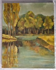 Tableau XXéme fauviste signé