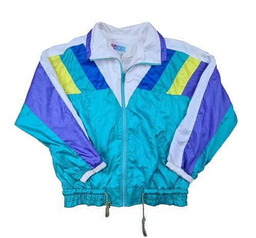 Veste coup vent motif - à,