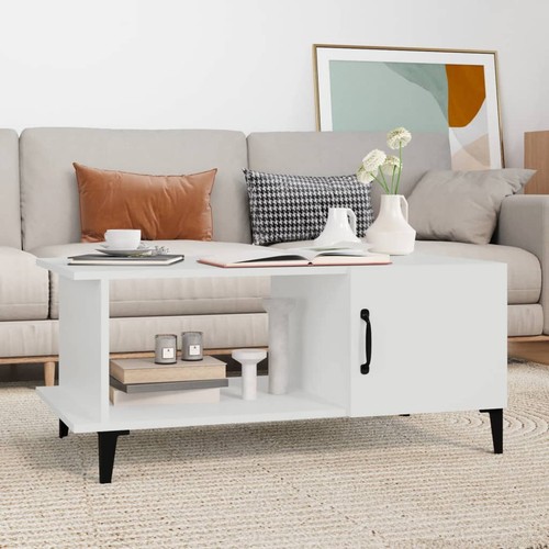 Table basse blanc - table, cm
