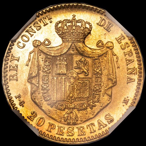 Alfonso xiii pesetas - 20,