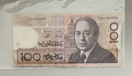 Maroc morocco billet 100 - maroc,
