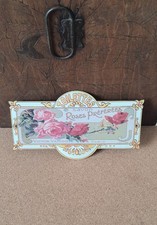 Plaque de porte en métal