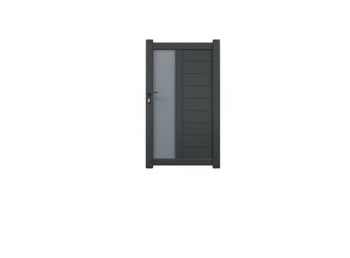 Portillon aluminium 70 x - aluminium, h.1,70