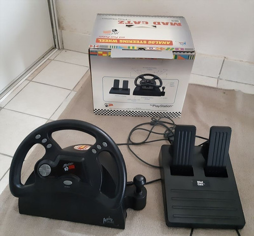 Ps1 volant pédalier mad - +,