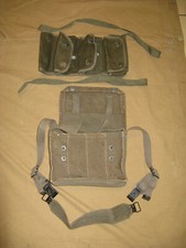 LOT:Musette TAP mle 50/53 pour grenades à fusil M48 et porte grenades à main 