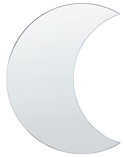 Miroir mural argenté forme - argenté, en