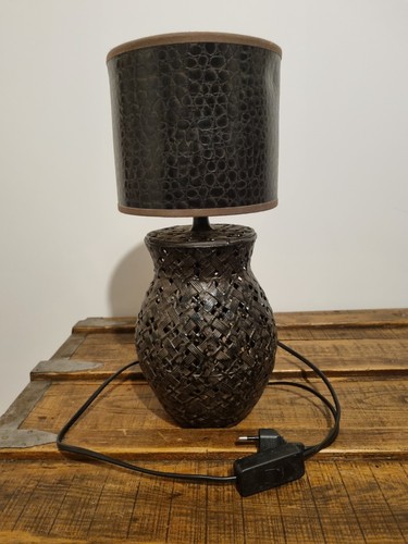 Petite lampe chevet marron - petite,