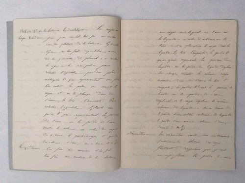 Cahier écolier manuscrit - cahier,