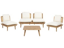 Salon jardin bois - jardin, en