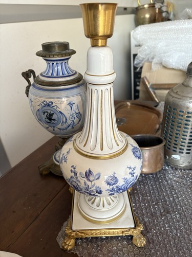 Ancien pied lampe en - pied,
