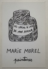 MARIE MOREL - Carton d invitation - 2004