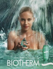Publicité papier Parfum. Perfume ad. BIOTHERM Eau Pure