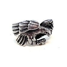 Bague aigle vintage, argent