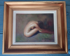 Tableau Ancien Huile Portrait