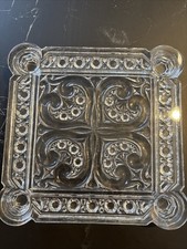 ANCIEN DESSOUS DE PLAT EN CRISTAL TAILLÉ DE BACCARAT