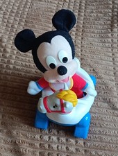 A1/ BC DISNEY MATTEL  JOUET TROTTEUR CHEVAL A BASCULE  MICKEY VINTAGE N°1878AV 