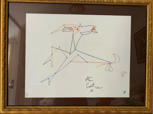 Jean cocteau lithographie