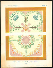 1901 Gravure Fresque plafond