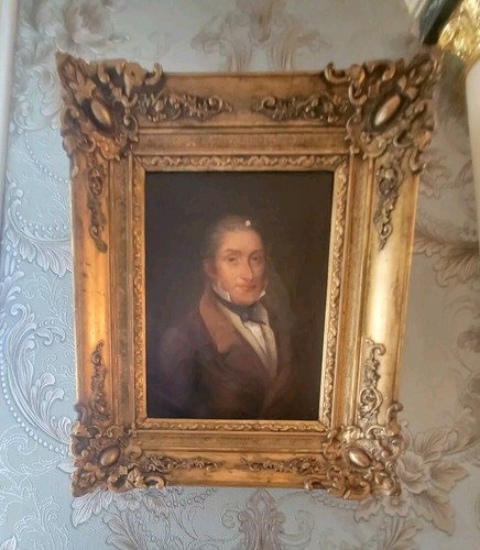 Ancien tableau portrait - tableau"portrait, de