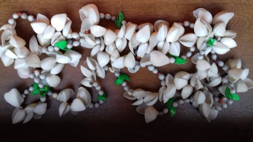 Ancien collier coquillages - ancien,