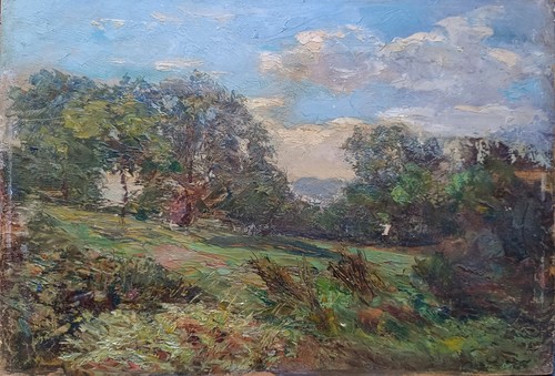 Huile sur panneau - , attribuée