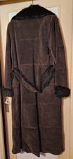 Manteau long marron "René