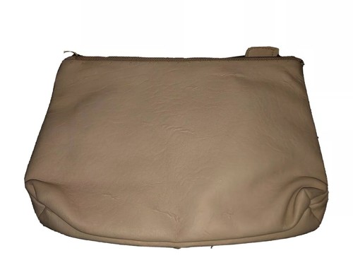 Petite pochette cuir beige - petite,