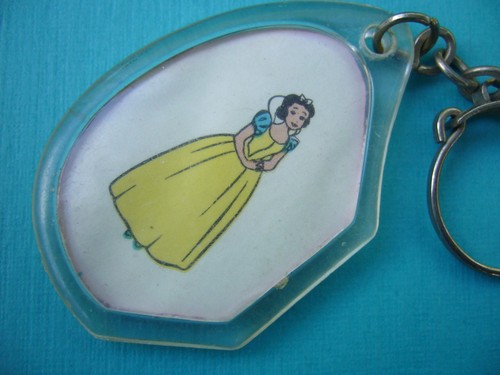Porte clés blanche - porte,