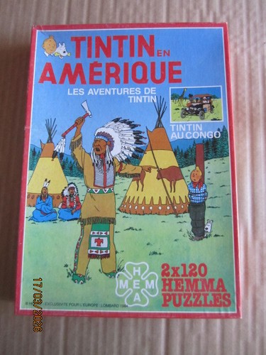 Puzzle tintin amérique - /,