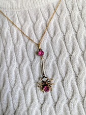 collier ancien en or de 9K de XIX siècle travail russe 