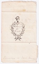 Exlibris Abbaye De Tard Bourgogne Livre D'Art Pochoir Gravure 18E