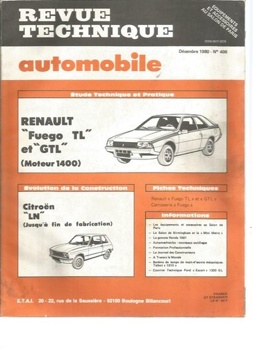 Revue technique automobile - revue,