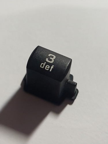 Bouton touche trois - 3, pour