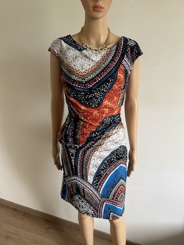 Robe multicolore manches - multicolore,