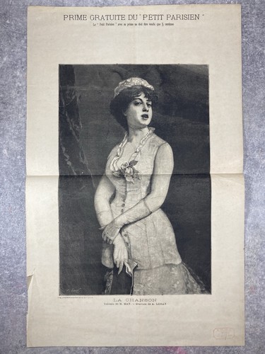 Lithographie chanson may - la,