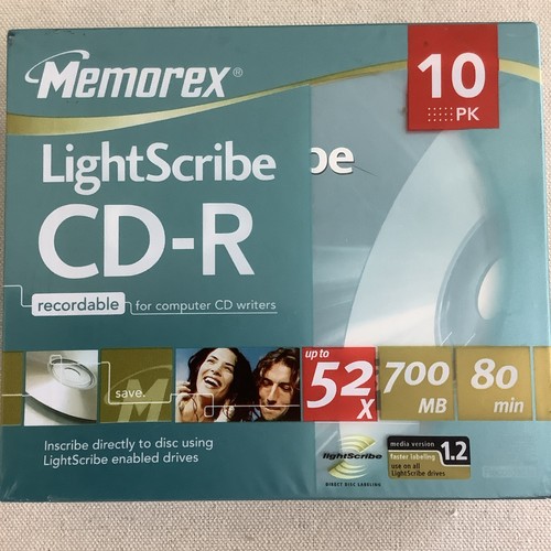 New memorex lightscribe r - new,