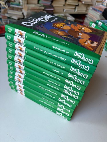 Lot livres club des cinq - le,