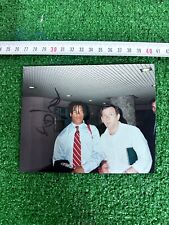 Photo Picture Photo Juventus Davids Autographe Signé Sans Maillot Match Porté
