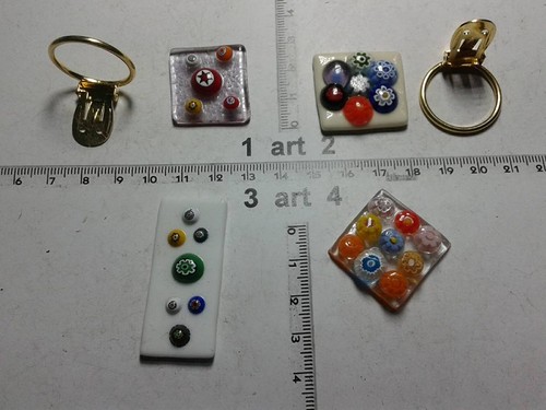 Clip foulard verre - clip,