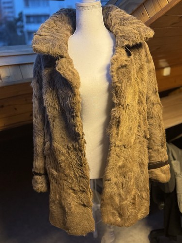 Manteau fourrure véritable - manteau,