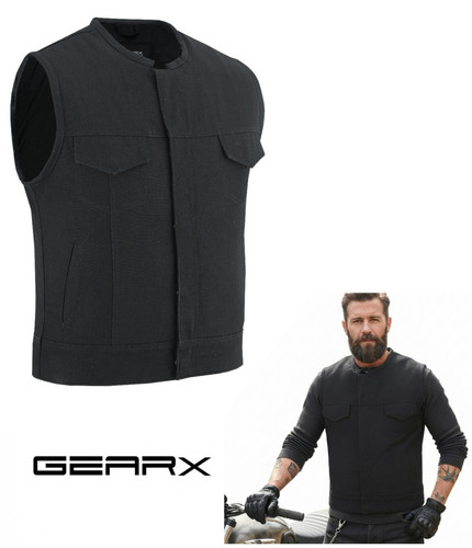 Veste motocycliste coton - de,