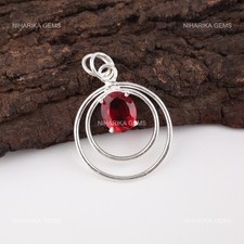 Argent Sterling Ovale Naturel