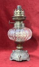 BACCARAT CRYSTAL KEROSENE LAMP LAMPE A PETROLE RESERVOIR CRISTAL TAILLE 19EME