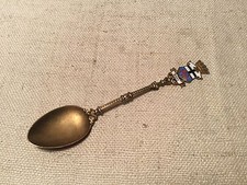 Cuillère Souvenir En Émail