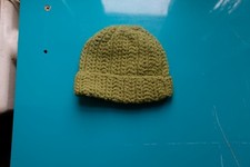 Accessoire Vêtement Poupée  Poupon BONNET 100% Laine Fait Main France 