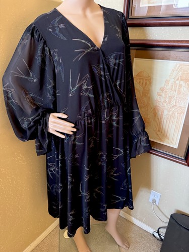 Torrid women black print - black,