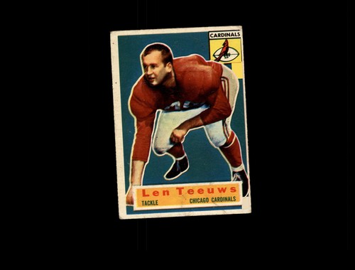 1956 topps len - topps, rc
