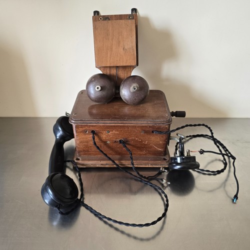 Rare téléphone mural - , ancien