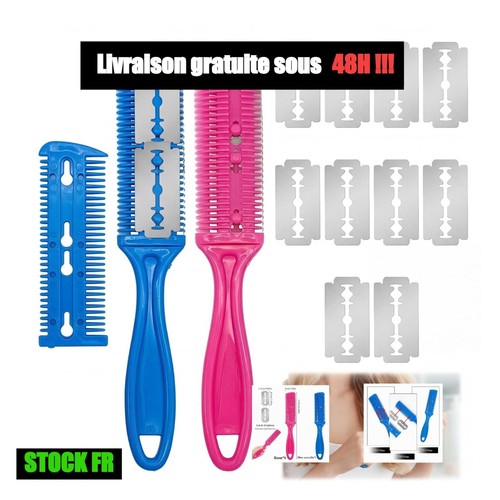 Peigne rasoir effileur - , cheveux